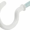 Hillman White Vinyl Cup Hooks, 2-1/4-in