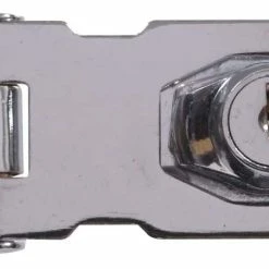 Hillman Key Lock Hasp, Copper-Plated