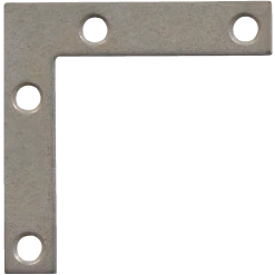 Hillman 851098 Flat Corner Iron, Galvanized, Assorted