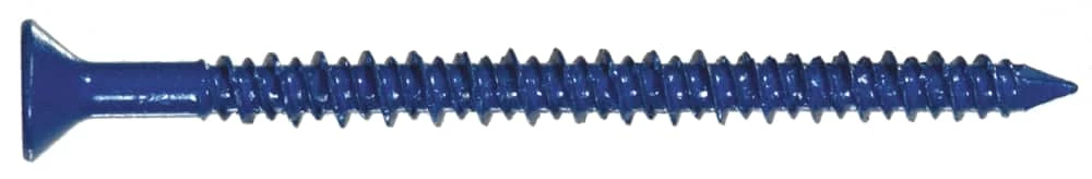 Hillman Flat Head Phillips Concrete Screw Anchor, 3/16-in X 2-3/4-in 3 Hillman Flat Head Phillips Concrete Screw Anchor, 3/16-in X 2-3/4-in