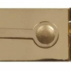 Hillman 851417 Bright Decorative Mini Hasp With Hook, Brass-Plated, 3/4-in X 2-3/4-in
