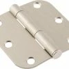 Hillman Residential Round Door Hinge, Satin Nickel, 4-in, 5/8-in -Hillman's Hardware Haven 3 5 8 satin nickel residential door hinge ad320fdd c495 4d9c bec0 7b7d96d5f0b3