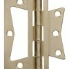 Hillman 851272 Non-Mortise Door Hinge, Brass, 3-in -Hillman's Hardware Haven 3 non mortise hinge brass plated dfad882b 742a 4827 86f1 497b777357f6