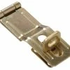 Hillman 851419 Swivel Staple Safety Hasp, Brass-Plated, 4.5-in