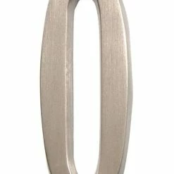 Hillman 843288 Steel 4-in Rust-Proof Self-Adhesive Flush Mount House Number, Assorted Options, Satin Nickel -Hillman's Hardware Haven 4 brushed nickel adhesive plaque number 0 c52aed09 522d 4b18 a709 b0cb2eb1ab49