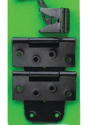 Hillman 851371 Decorative Gate Hardware Kit, Black, 5-in
