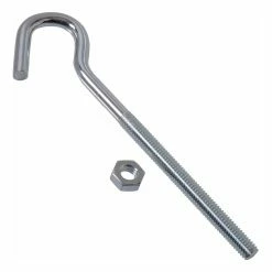 Hillman Zinc-Plated Lag Bolt Clothesline Hook, 7-1/4-in