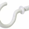 Hillman White Cup Hooks, 0.875-in