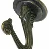 Hillman Antique Swag Hooks, Brass Finish, 2-pk