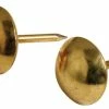 Hillman 122682 Large Round Head Furniture Upholstery Nail Tacks, Brass, 25-pk -Hillman's Hardware Haven brass furniture nails 25 pack 0acd42a1 e70b 4ebd 88da aaa2ea620199