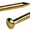 Hillman Linoleum Nail, Brass Plated, 5/8-in X 16 Gauge