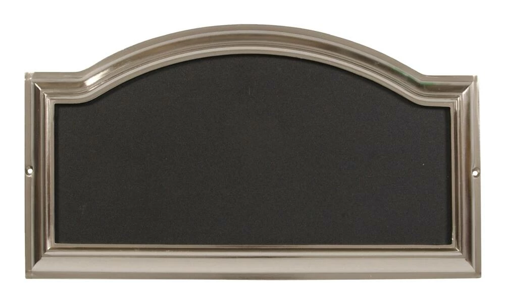 Hillman Screw-On Rectangular Address Plaque, Brushed Nickel, 9 X 16-in 4 Hillman Screw-On Rectangular Address Plaque, Brushed Nickel, 9 X 16-in - Image 2