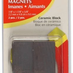 Hillman Ceramic Block Magnet, 7/8-in X 1-7/8-in, 2-pc -Hillman's Hardware Haven ceramic block 7 8 x 1 7 8 1 pack 54f91313 f9c3 402e 9f91 b0eb00b689dd
