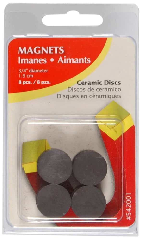 Hillman 542001 Magnetic Ceramic Disc, 3/4-in 4 Hillman 542001 Magnetic Ceramic Disc, 3/4-in - Image 2