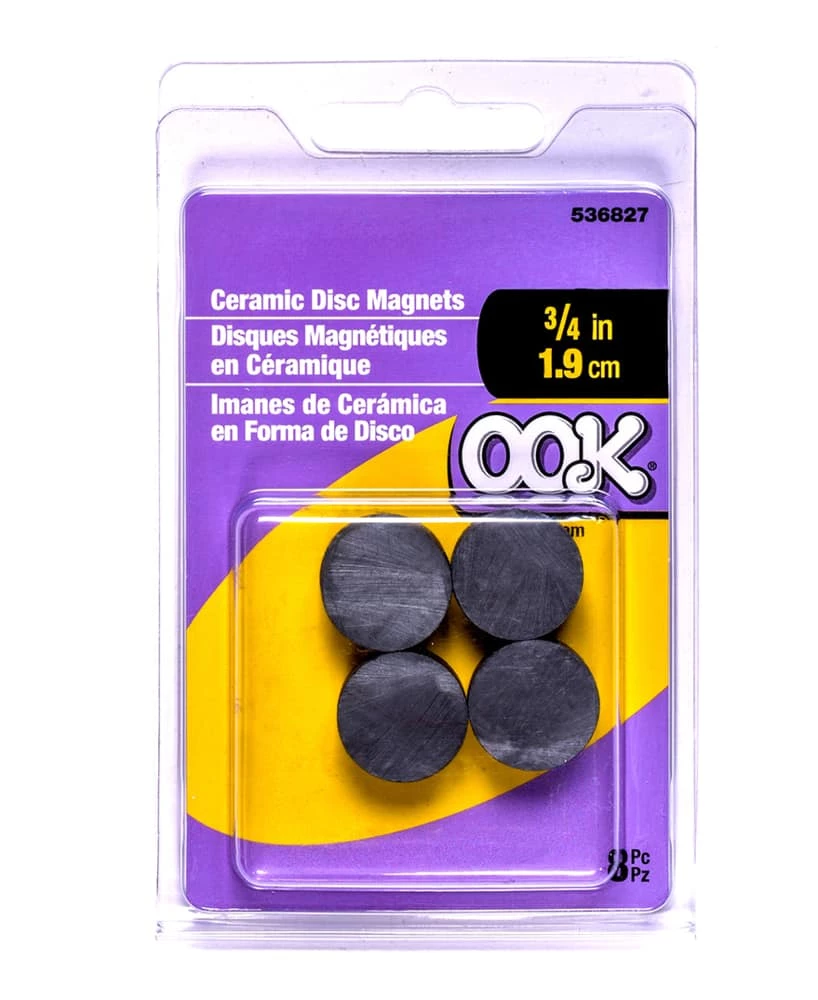 Hillman 542001 Magnetic Ceramic Disc, 3/4-in 3 Hillman 542001 Magnetic Ceramic Disc, 3/4-in