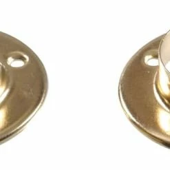 Hillman Closet Rod Holder, Brass-Plated