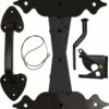 Hillman Deluxe Black Gate Kit, 5-pc -Hillman's Hardware Haven deluxe 5 piece black gate kit a1baa52b 7463 4d12 aed2 0414c0666fec