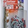 Hillman DuoPower #6-8 Contractor-Strength Anchor Kit, 1-in, 24-pk