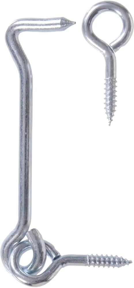 Hillman 851933 Zinc Hook & Eye Indoor/Outdoor Door Latch, 6-in 3 Hillman 851933 Zinc Hook & Eye Indoor/Outdoor Door Latch, 6-in