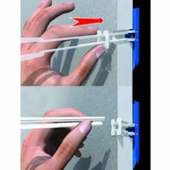 Hillman 41985 XL-Strap Toggle Anchor With Screw, 1/4-in, 2-pk