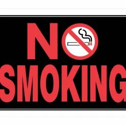 Hillman Self-Adhesive No Smoking Sign, 8 X 12-in, Black/Red/White -Hillman's Hardware Haven no smoking sign 8 x 12 a03c71c0 b3ab 4ec1 9524 63763aeb36ab