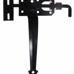 Hillman 851367 Ornamental Thumb Latch, Black, 15.37 X 5.75-in
