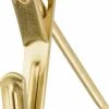 Hillman Conventional Picture Hanger, Brass-Plated, 50-lb