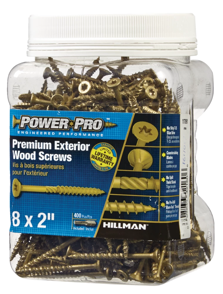 Hillman Power Pro Star Drive Deck Screws, Assorted 6 Hillman Power Pro Star Drive Deck Screws, Assorted - Image 4