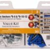 Hillman Plastic Ribbed Anchors #6-8 & #8-10 Value Kit, 201-pk -Hillman's Hardware Haven ribbed anchor with screw 6 8 8 10 201 pack 1c786850 3200 4003 ab24 fb0081eeef80