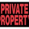 Hillman Self-Adhesive Private Property Sign, 8 X 12-in, Black/Red/White -Hillman's Hardware Haven sign 8 x 12 private property a81ea8cd 114d 4891 8f61 56f753b27c19