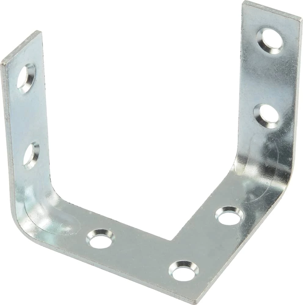 Hillman 853464 Triple Surface Corner Brace, Zinc-Plated, 2-in 3 Hillman 853464 Triple Surface Corner Brace, Zinc-Plated, 2-in