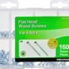 Hillman #6 Flat Head Wood Screw Kit, 160-pc 1 Hillman #6 Flat Head Wood Screw Kit, 160-pc -Hillman's Hardware Haven wood screw 6 flat head assorted 160 pack 6d9b54dc 3f1d 443d a6eb 59771eb0db3c