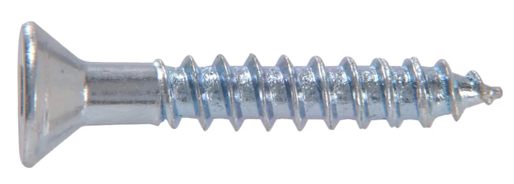 Hillman Flat Head Wood Screws, Square Drive, #6 X 1/2-in 3 Hillman Flat Head Wood Screws, Square Drive, #6 X 1/2-in